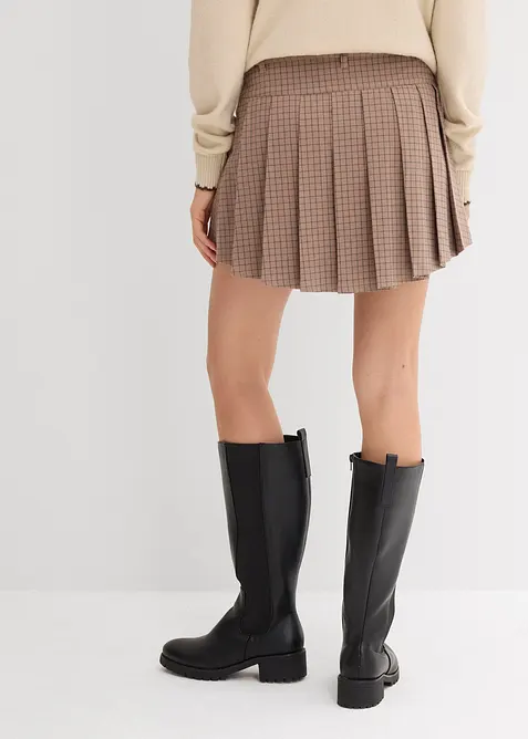 Jupe-short à plis creux, bonprix