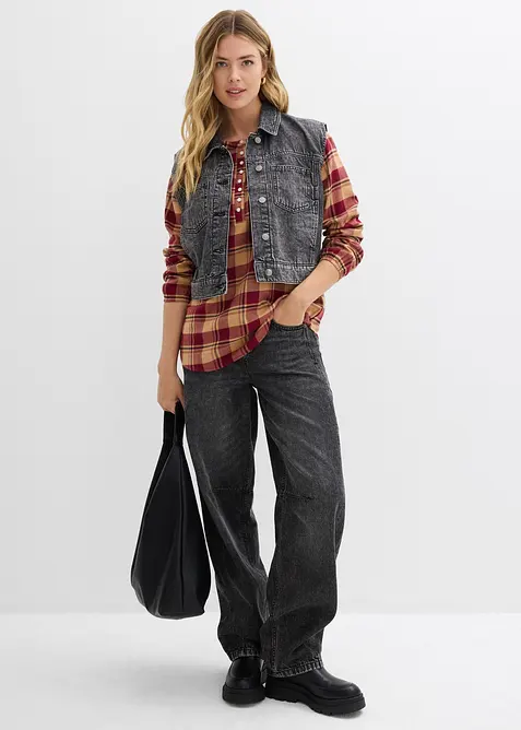 Tunikabluse aus Flanell, bonprix