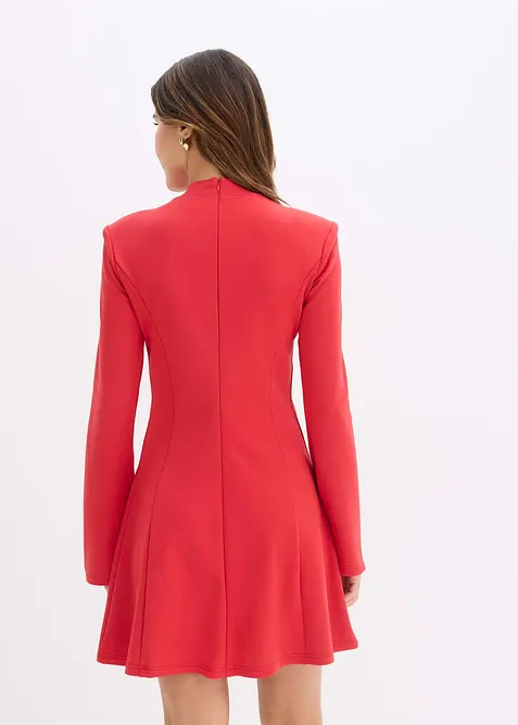 Robe courte trapèze à manches trompette, bonprix