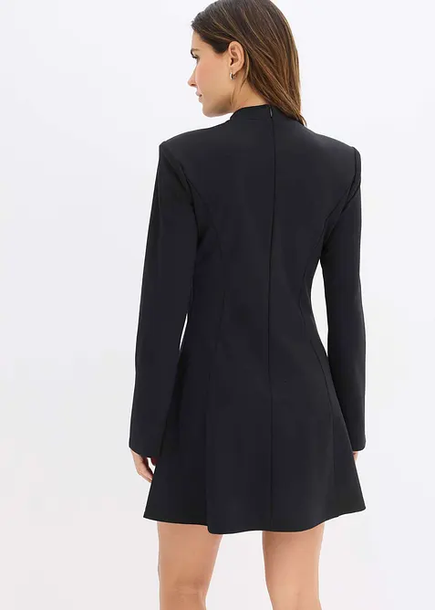 Robe courte trapèze à manches trompette, bonprix