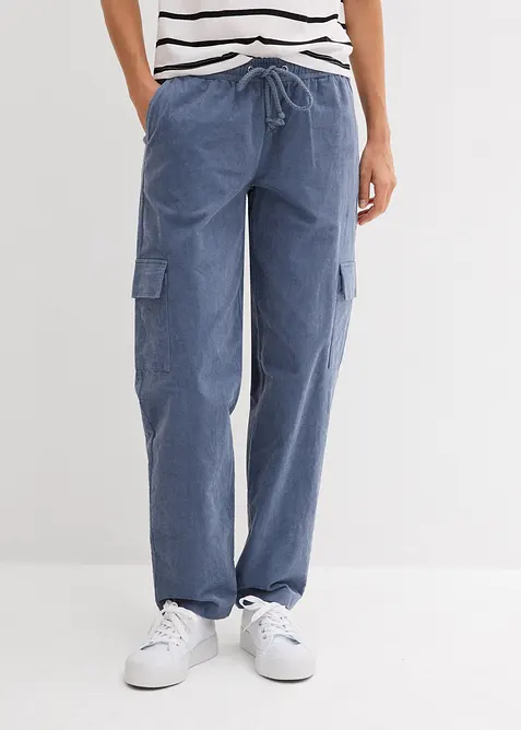 Cordhose im Barrel-Shape, bonprix