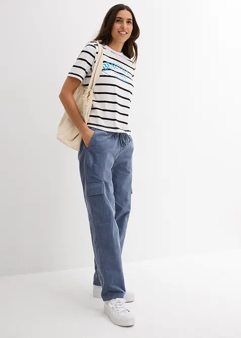 Cordhose im Barrel-Shape, bonprix