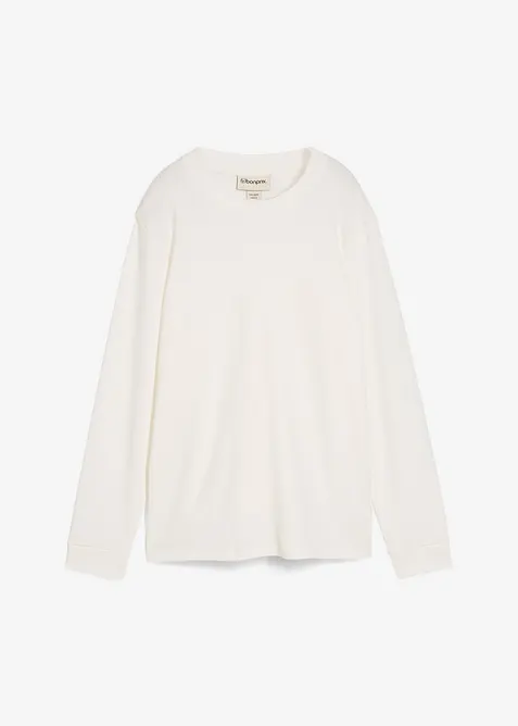 Langarmshirt aus reiner Bio-Baumwolle, bonprix