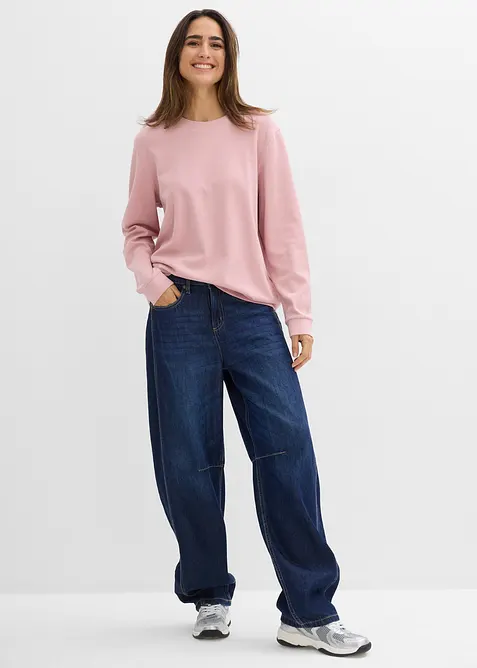 Langarmshirt aus reiner Bio-Baumwolle, bonprix