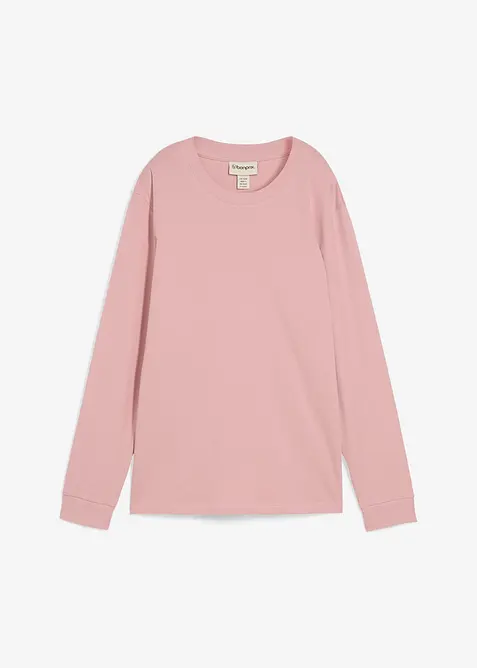 Langarmshirt aus reiner Bio-Baumwolle, bonprix