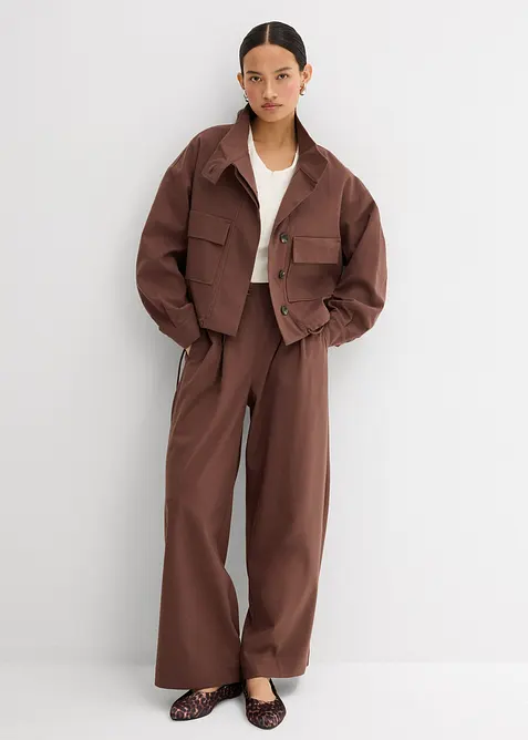 Hose mit funktionalen Details aus Viskose-Mix, bonprix