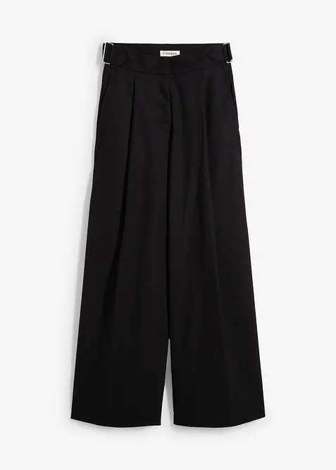 Hose mit Seitenschnallen aus Viskose-Mix, bonprix