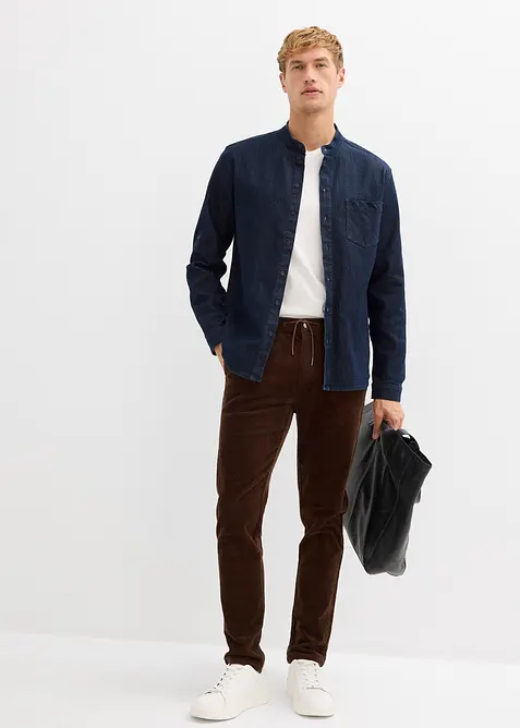 Chemise en jean, slim, bonprix