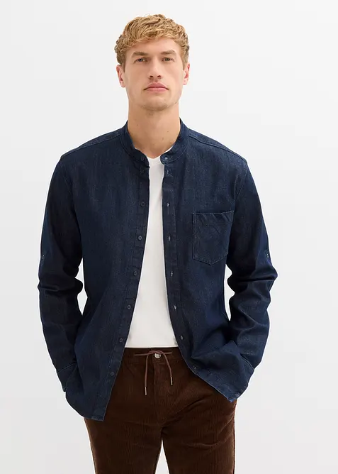 Chemise en jean, slim, bonprix