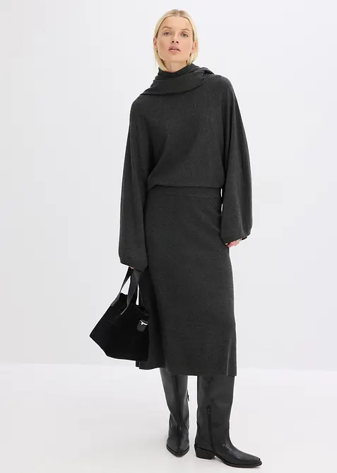 Ausgestellter Strickrock, bonprix