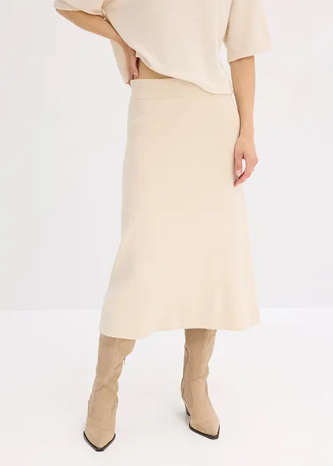 Ausgestellter Strickrock, bonprix