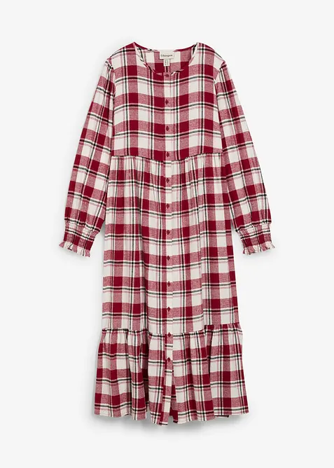 Midikleid aus Flanell, bonprix