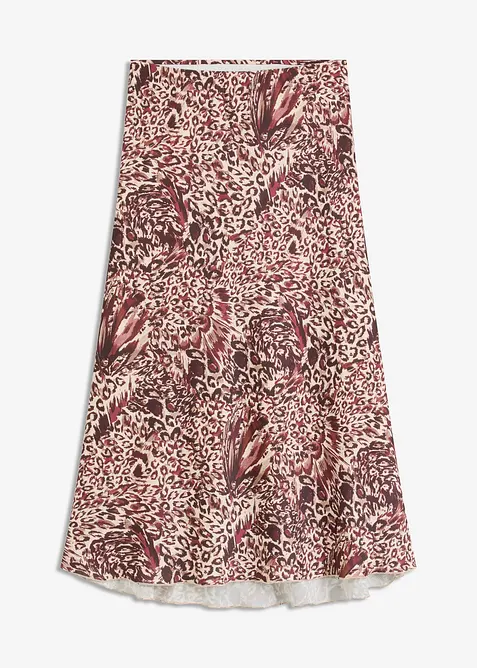 Satin-Rock mit Struktur, bonprix