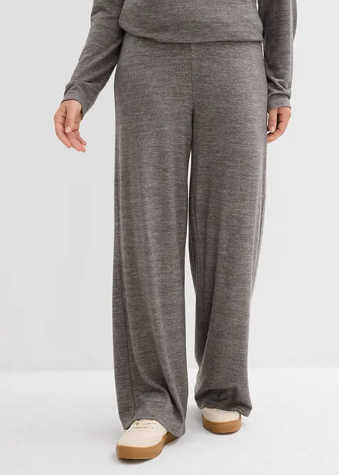 Palazzo-Hose in Strickoptik, bonprix