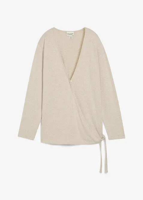 Wickelcardigan in Strickoptik, bonprix