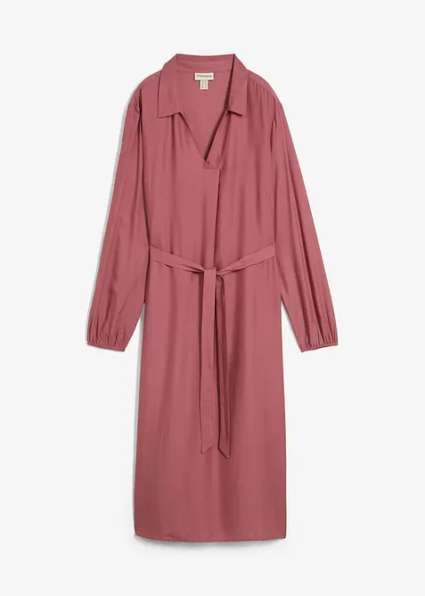 Midikleid aus fließender Viskose, bonprix