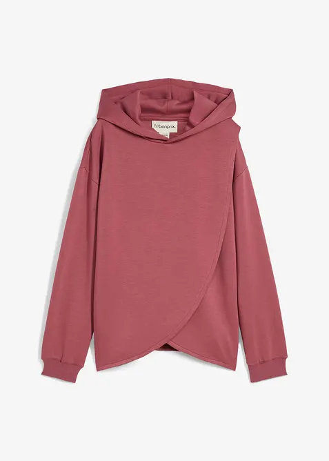 Sweat à capuche en douce viscose mélangée, bonprix