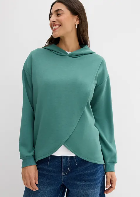 Hoodie mit Kapuze aus softem Viskose-Mix, bonprix