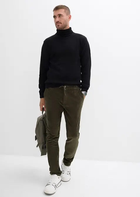 Schlupf-Stretch-Cordhose, Regular Fit, bonprix