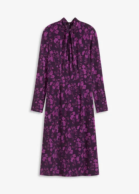 Midikleid mit Stehkragen, bonprix