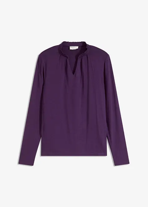 Shirt mit Stehkragen, bonprix