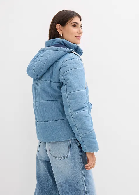 Steppjacke aus Denim, bonprix