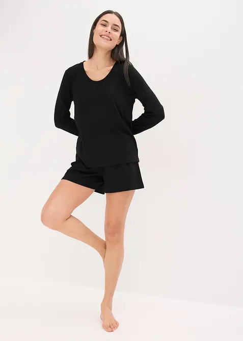 Pyjashort en matière légère et douce, bonprix