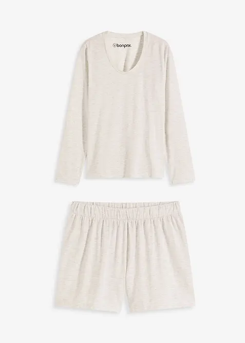 Pyjashort en matière légère et douce, bonprix