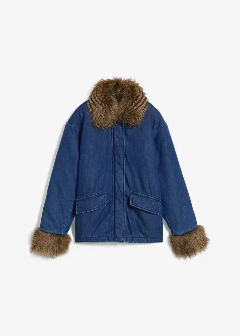 Veste en jean légèrement rembourrée, bonprix