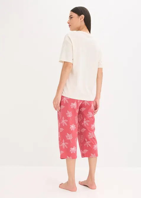 Pyjama corsaire 100% coton, bonprix