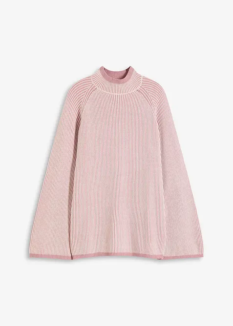 Oversize-Pullover mit Stehkragen, bonprix