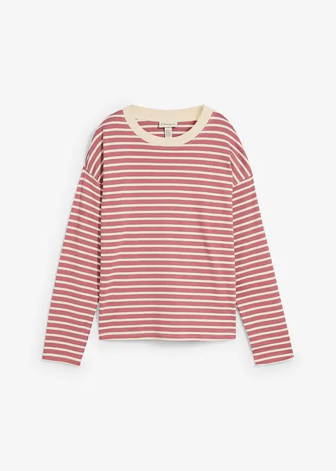 Langarmshirt aus schwerer Baumwolle, bonprix