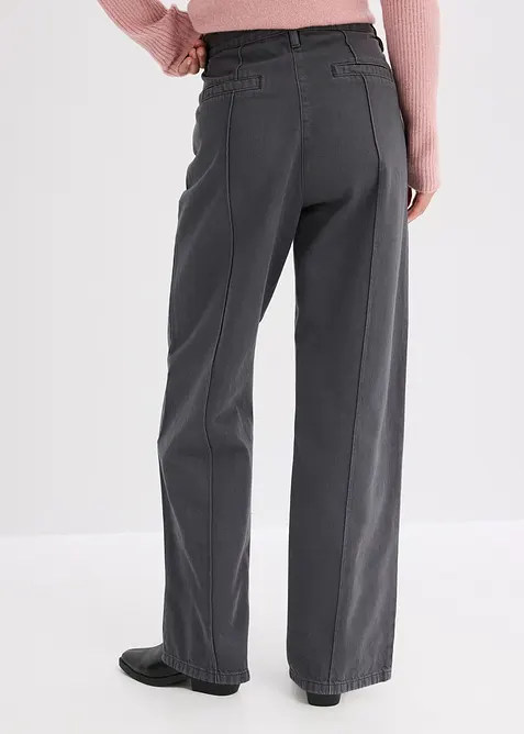 Pantalon en twill 100% coton, bonprix