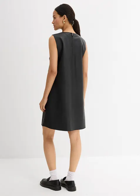 Lederimitat-Kleid, bonprix