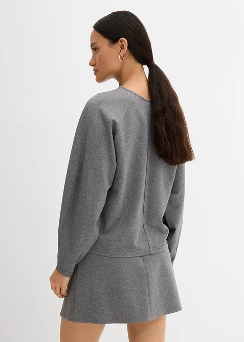 Langarmshirt aus bequemen Punto di Roma, bonprix