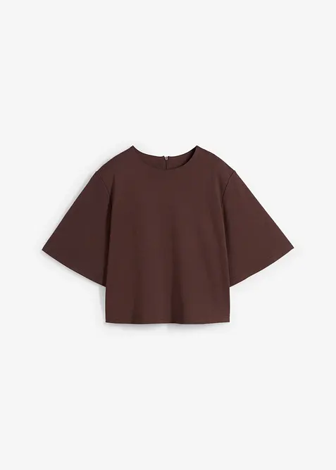 T-Shirt aus bequemen Punto di Roma, bonprix