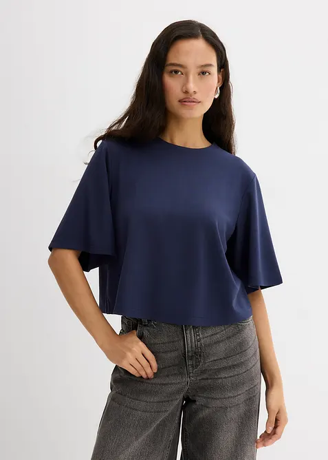 T-shirt confortable en Punto di Roma, bonprix