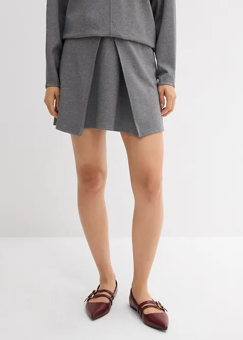 Minirock aus bequemen Punto di Roma, bonprix