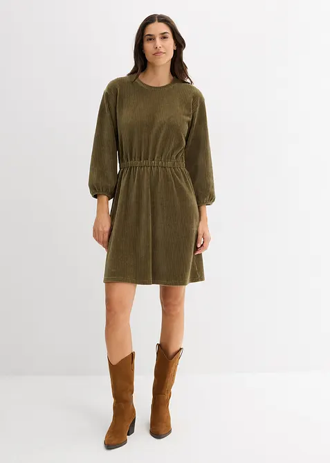 Kleid aus Jersey-Cord, bonprix