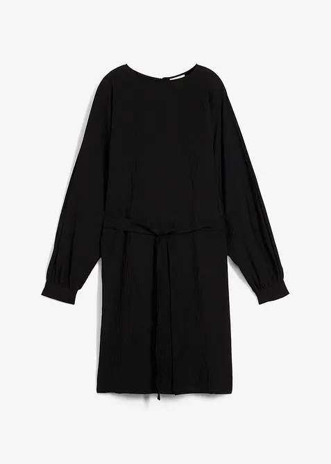 Robe courte et texturée en viscose extensible, bonprix