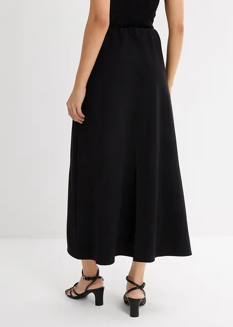 Jupe midi en Punto di Roma confortable, bonprix