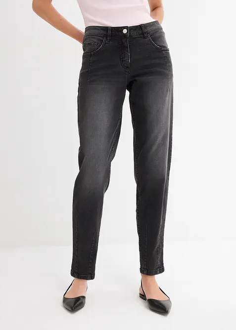 Barrel-Jeans Mid Waist, bonprix