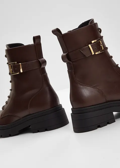 Boots lacées avec boucle, bonprix