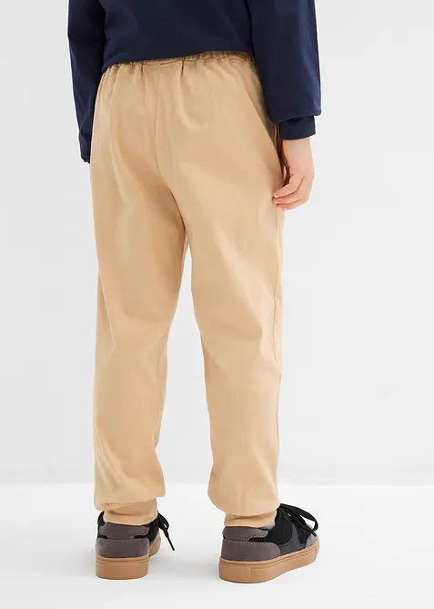 Lot de 2 pantalons de jogging 100% coton, bonprix