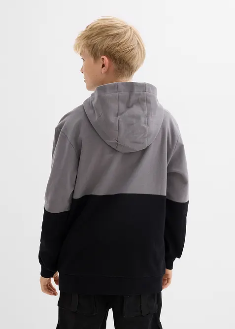 Sweat à capuche 100% coton, bonprix