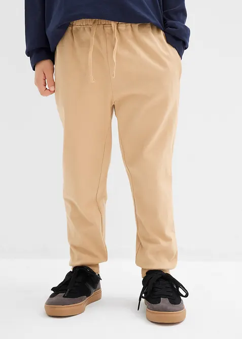 Lot de 2 pantalons de jogging 100% coton, bonprix