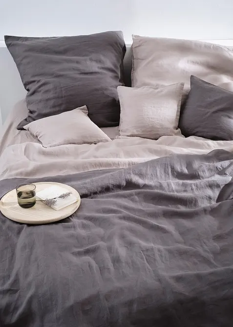 Surjeté polyvalent en lin de qualité supérieure, bonprix