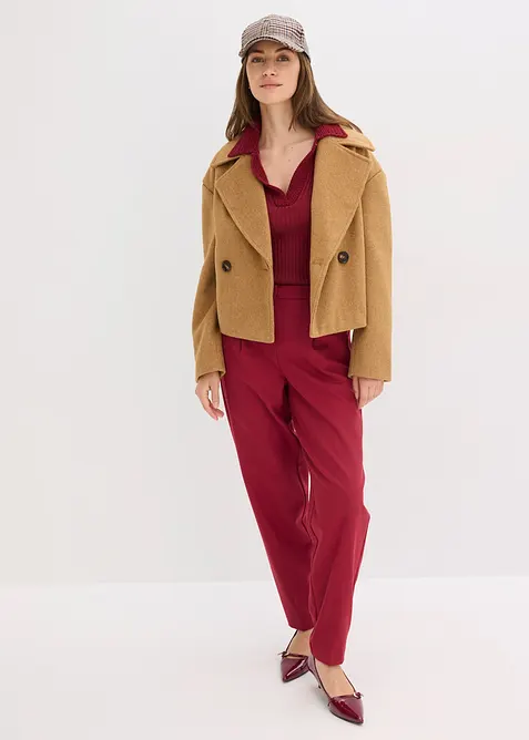 Stoffhose im Barrelfit, bonprix