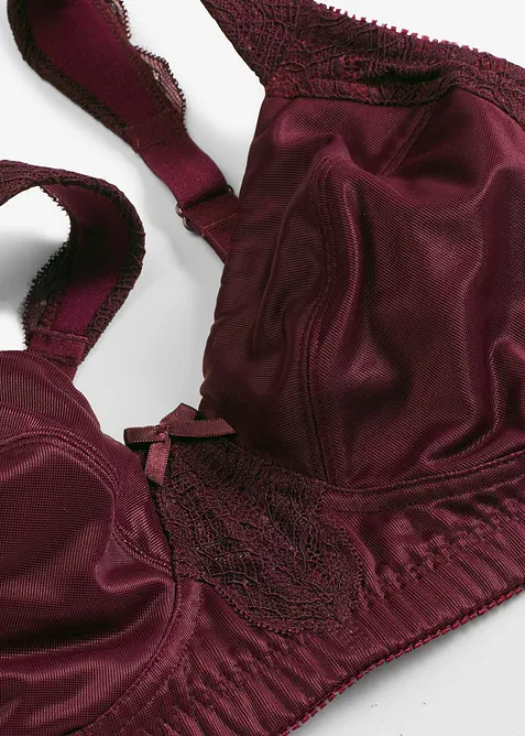 Soutien-gorge grand maintien sans armatures, bretelles rembourr&eacute;es, bonprix