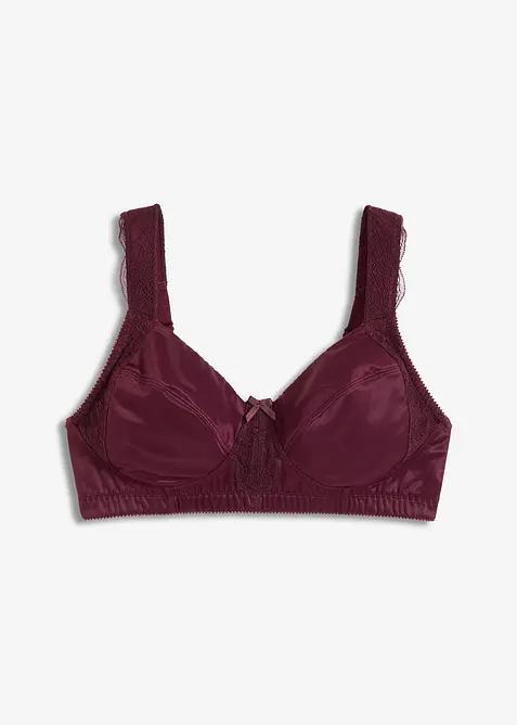 Soutien-gorge grand maintien sans armatures, bretelles rembourr&eacute;es, bonprix